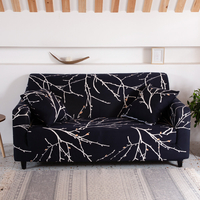 1/2/3/4 places housse de canapé élastique universel fleur de prunier impression chaise siège protecteur housse extensibl