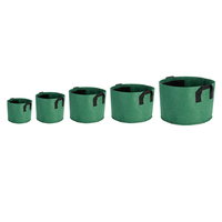 1/2/3/5/7 / 10Gallon Felt Non-tissé Pots Plant Grow Sac Poche Plantation Conteneur Pépinière Plantation Plantation Tonne