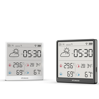 1/2Pcs Duka Atuman TH3Hygrometer WIFI Indoor Outdoor Temperature Humidity Monitoring Humidity Meter with 4.3-inch LCD
