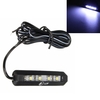  12v 0.3W moto voiture 4 LED s lampe minuscule éclairage de la plaque d
