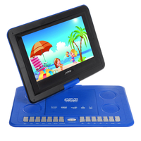 13, 8 pouces Portable Télévision DVD VCD EVD Lecteur CD EVD TV USB Jeu 270 ° Rotation LCD Écran avec télécommande