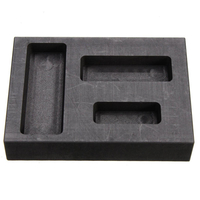 1/4 1/2 1 Oz Argent Graphite Lingot Bar Combo Moule Fonderie Moulage Raffinage Déchets