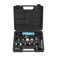 1/4 Air Angle Die Grinder Pneumatic Grinding Machine Mini Poratble Tools Blue
