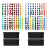 140pcs / 280pcs dés polyédriques pour les jeux de bureau donjons et dragons avec des sacs de rangement