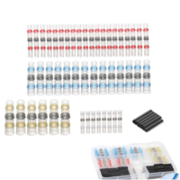 150 pièces connecteurs de fil de soudure à souder thermorétractable à souder connecteurs bout à bout bornes Kit de conne