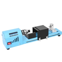 150 W Mini tour perles Machine à bois bricolage tour Miniature tour bricolage meulage polissage perceuse outil rotatif