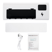 1500mAh 5V 3.7A porte-brosse à dents organisateur maison salle de bain mural lumière violette / UVC-UVA éclairage porte-
