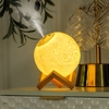 1500ml humidificateur dair 3D lune lampe arôme diffuseur dhuile essentielle 1200mAh Batterie purificateur d&3