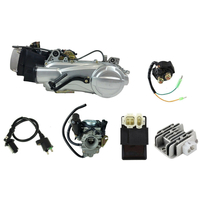 150cc 125cc GY6 4 temps Scooter moteur Kits de moteur complets carburateur bobine dallumage démarreur relais CDI ré