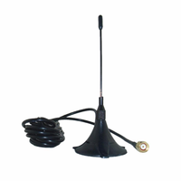 150mm RG1.37 3G 3dBi 5000-6000MHz circulaire polarisée GSM Sucker Antenne aérienne SMA / MMCX / IPEX