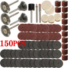 150pcs outil rotatif accessoire mis en meulage accessoires de polissage pour Dremel