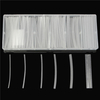 150pcs Transparent Polyoléfine 2: 1 Rétractable Kit de Tubes de Chaleur sans Halogène 6 Tailles