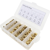 150pcs Laiton Zerk Grease Nipple Assortiment Assortiment M6/M8/M10 Graisse Nipple Fitting Machines Pièces