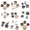 15 / 17mm Laiton Bronze Fermoir pression Popper Goujon Rivet Couture Coudre Boutons En Cuir Artisanat