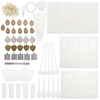 151pcs résine moulage moules en silicone époxy cuillère ensemble fabrication de bijoux pendentif artisanat