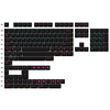 153 Keys Midnight Keycap Set Cherry Profile ABS Claviers à moulure bicolore pour claviers mécaniques