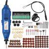 155pcs 130w mini broyeur électrique 6 pignon set outil rotatif et outil de gravure arbre flexible outil de polissage