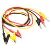 15a 1m enfichables cuivre banane empilable crocodile gainés câble clip de test conduit