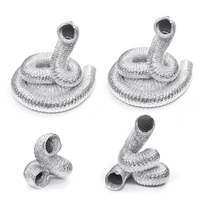 15cm / 6 "adaptateur de tuyau de ventilation sèche pour conduit dair de papier aluminium flexible pour la cuisine a