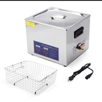 15L 360W nettoyeur à ultrasons minuterie numérique en acier inoxydable bijoux de bain lunettes montre Machine de nettoya