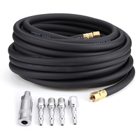 15M 1/4 pouce connecteur tuyau de laveuse à haute pression avec 5pcs connecteur tuyau antidéflagrant