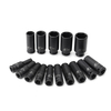 15pcs 1/2 pouce dentraînement profond impact métrique prise ensemble outil de clé à douille de garage 10-32mm