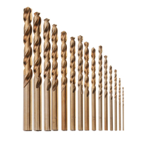 15pcs 1.5-10mm HSS M35 Cobalt Foret Hélicodal