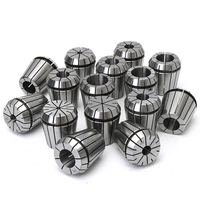 15pcs 1/8 à 1 pouce ER40 Jeu de pinces à ressort pour outil de fraisage CNC
