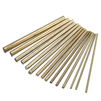 15pcs 2-8mm Diamètre Cylindre Laiton Rod Bars Longueur 100mm