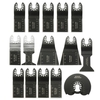 15pcs lame de scie multitool oscillant pour Fein Bosch Makita Milwaukee Makita