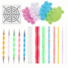 15pcs Mandala Dotting Peinture Rocks Dessin Stylo Stencil Peinture Bac À Outils Kit DIY