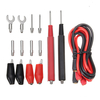 15pcs multifonction numérique test multimètre test sonde plomb câble pince crocodile