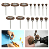 15pcs Nylon Bristle Brushes Set Ebavurage Nettoyant outil de polissage pour broyeur électrique