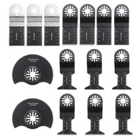 15pcs oscillant lames de scie pour Fein multimaître Ridgid Ryobi oscillant outils