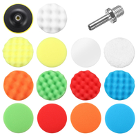 15pcs outils abrasifs de tampon de polissage déponge de polissage