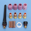15Pcs TIG Souffleur Torche Porcelaine Buses Stubby Gas Objectif Kit Pour WP-17/18/26
