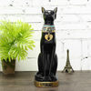 15  Vintage Egyptien Bastet Cat Déesse Résine Figurine Chat Noir Pharaon Statue Décorations