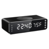 15W 3-en-1 haut-parleur portable haut-parleur bluetooth LED affichage réveil chargeur sans fil haut-parleur sans fil
