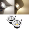 15W Dimmable COB LED Plafonnier encastré Down Light Kit