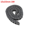 15x15mm l1000mm plastique câble glisser support de fil de chaîne pour la machine de routeur CNC