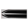 15x86 cm noir voiture camion décalque vinyle autocollants capuche décalcomanies Racing Stripe