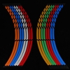 16-18 Pouces Roue Autocollant Réfléchissant Jante Bande Stickers Bande pour Voiture Vélo Moto