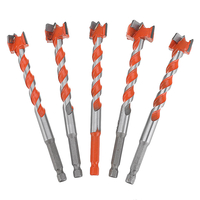 16-25mm Hex Shank Twist Forstner Forets Set Charnière Fraises À Bois Scie Trépan