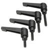 16-32mm mâle filetage réglable manche outil de poignée M5 alliage de zinc