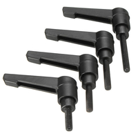 16-32mm mâle filetage réglable manche outil de poignée M5 alliage de zinc