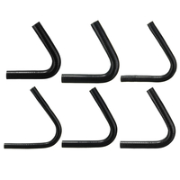 16-38mm coude de coude de tuyau de silicone de 120 degrés multi-taille tuyau de vide tube de liquide de refroidissement