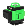 16 lignes 360 ° 3D lignes 3D croisées niveau laser vert auto-nivellement APP / Télécommande