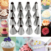 16 Pcs Set Russe Tuyauterie Conseils Multi-forme Glaçage Npoules Gâteau Décoration Top Cuisson Accessoires