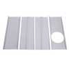160 cm 4 pièces Kit de glissière de fenêtre plaque réglable climatiseur pare-vent pour climatiseur Portable