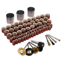 160 pièces ensemble doutils électriques rotatifs pour le ponçage polissage coupe outil de meulage polonais roue acc